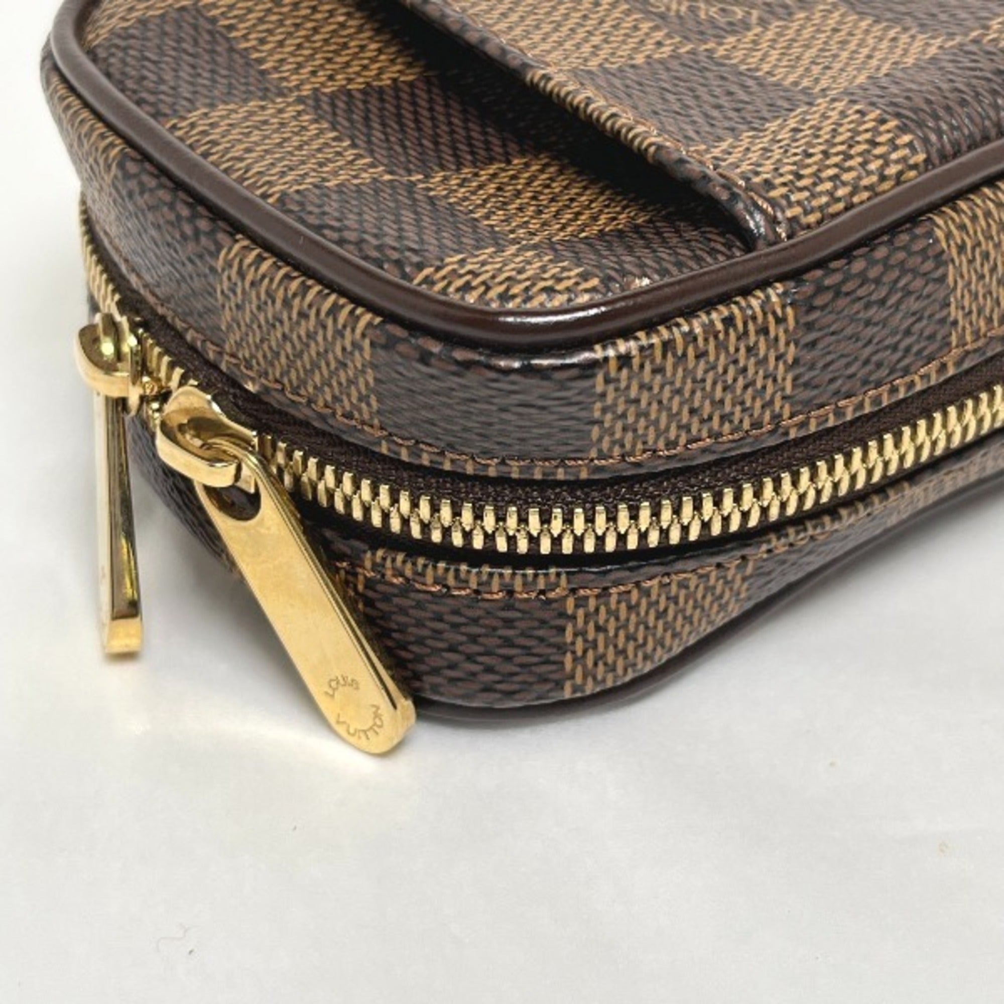 Louis Vuitton Brown Damier Canvas Pouch