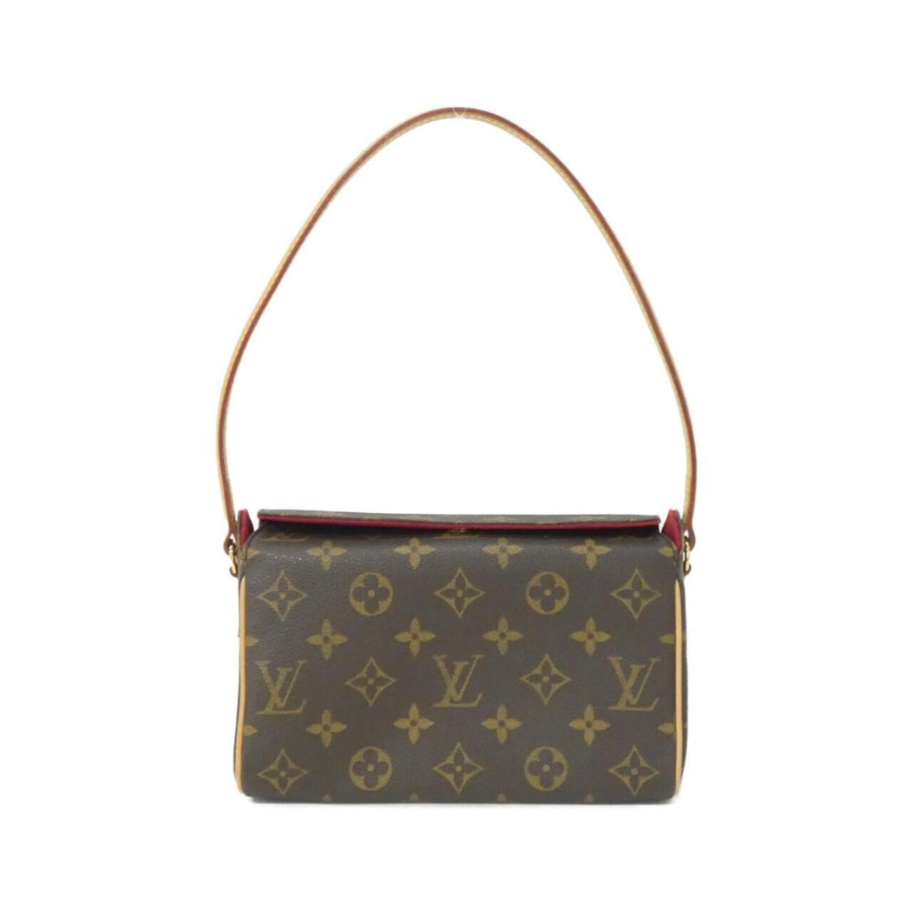 Louis Vuitton Brown Coated Canvas Handbag