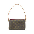 Louis Vuitton Brown Coated Canvas Handbag