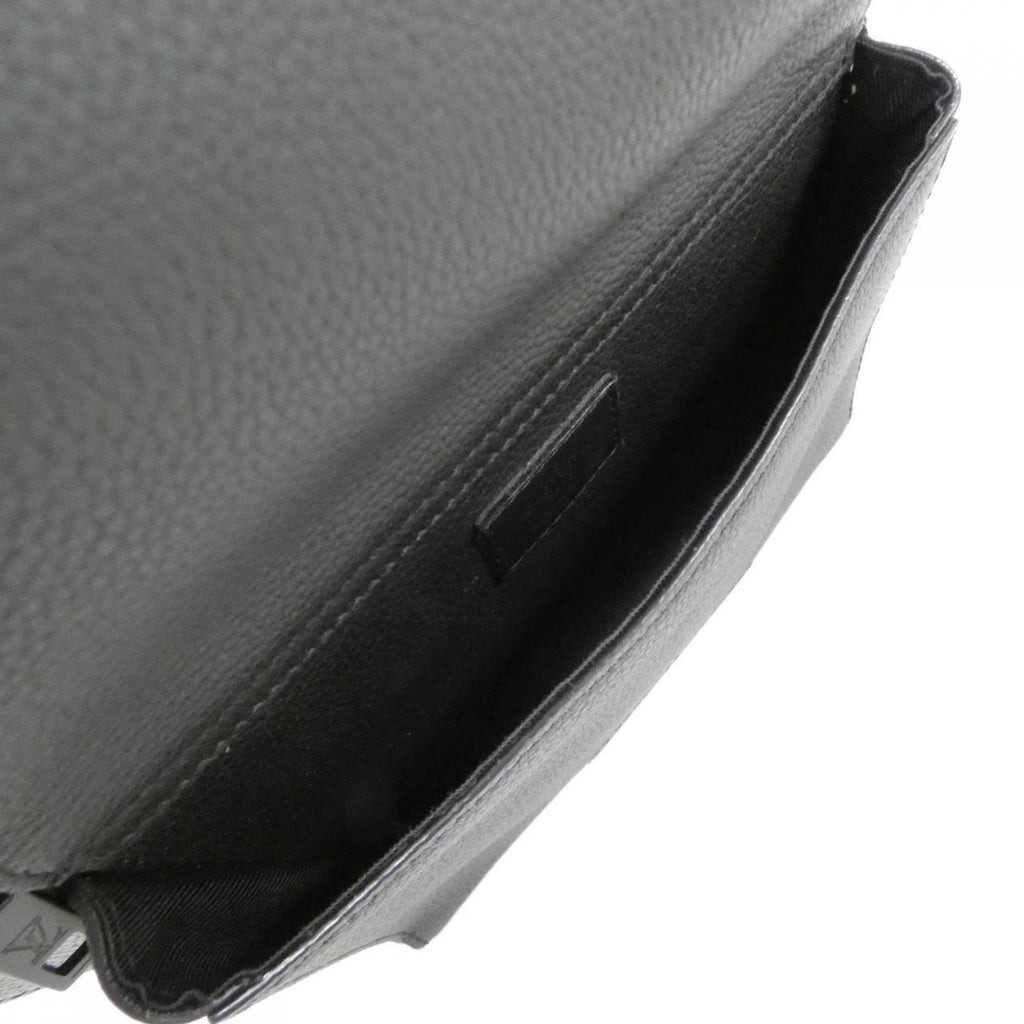 Louis Vuitton Black Leather Shoulder Bag
