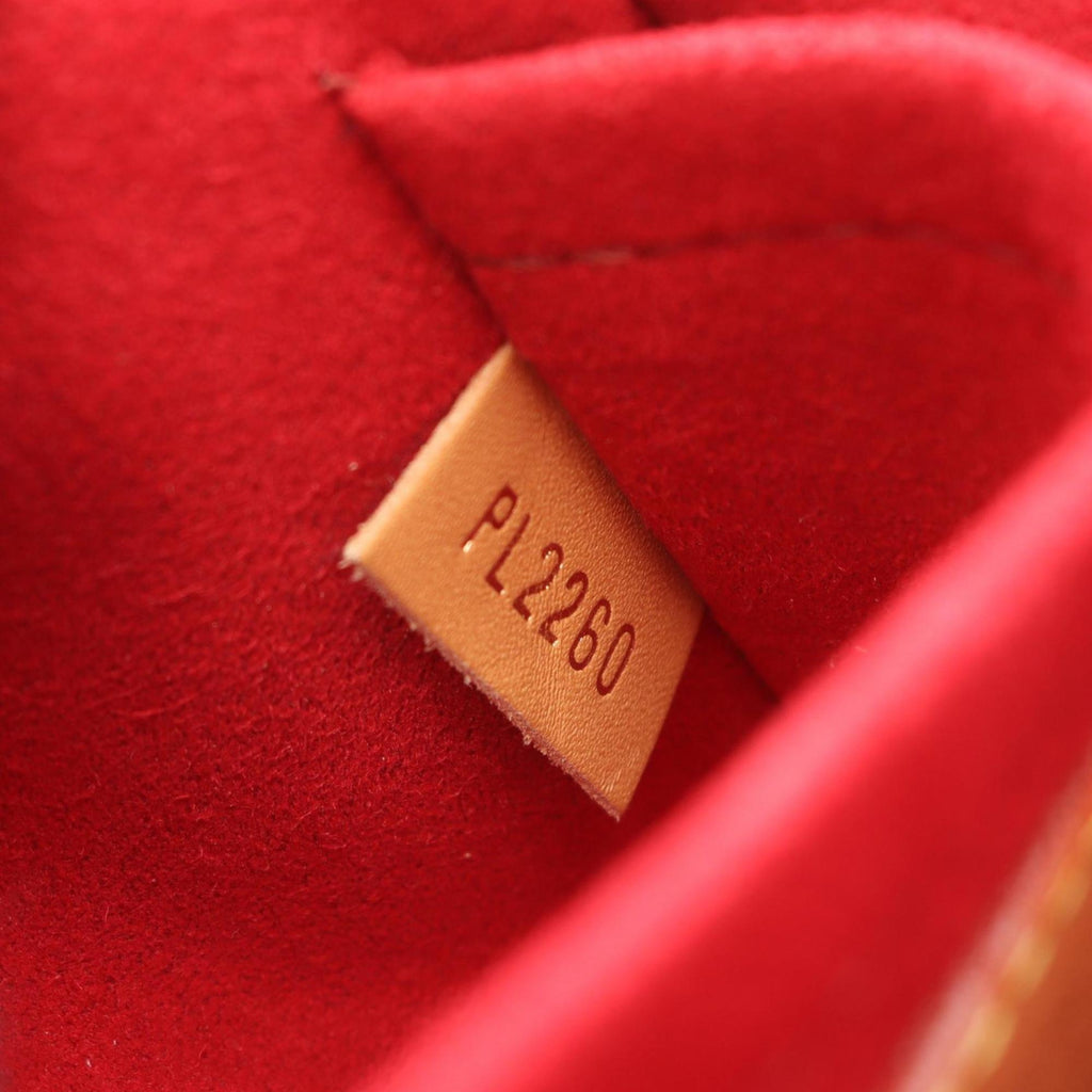 Louis Vuitton Brown Monogram Coated Canvas Leather Shoulder Bag
