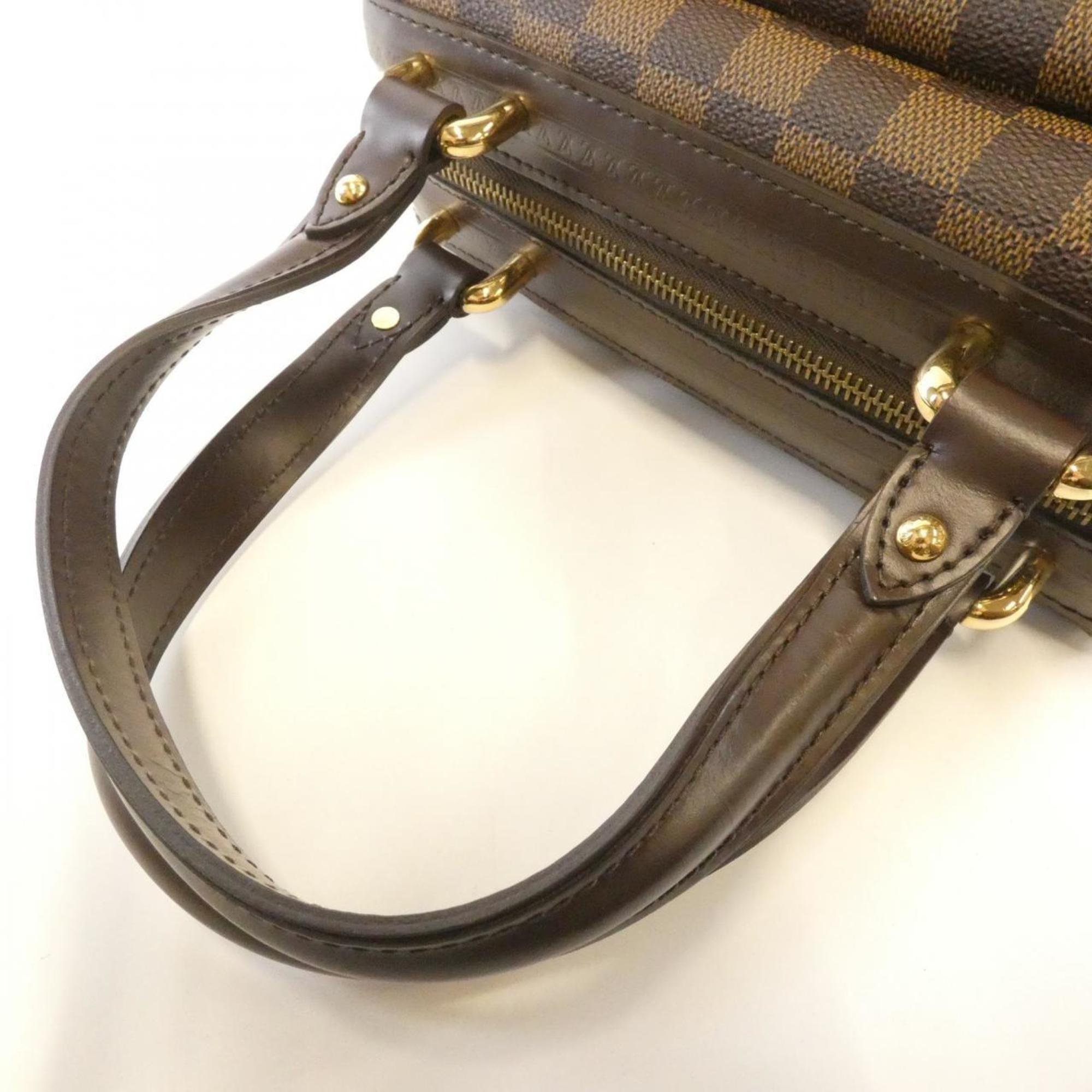 Louis Vuitton Brown Coated Canvas Handbag