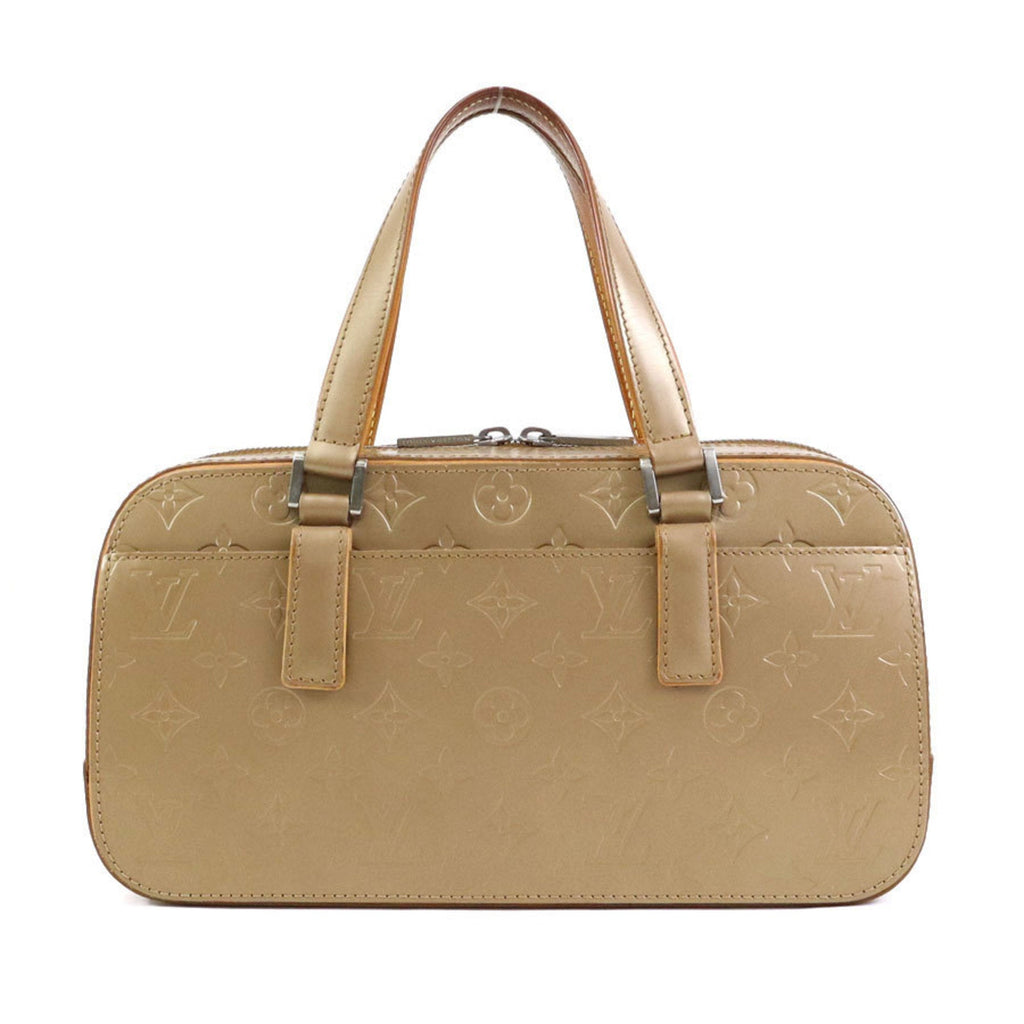 Louis Vuitton Gold Brown Monogram Mat Handbag