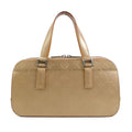 Louis Vuitton Gold Brown Monogram Mat Handbag