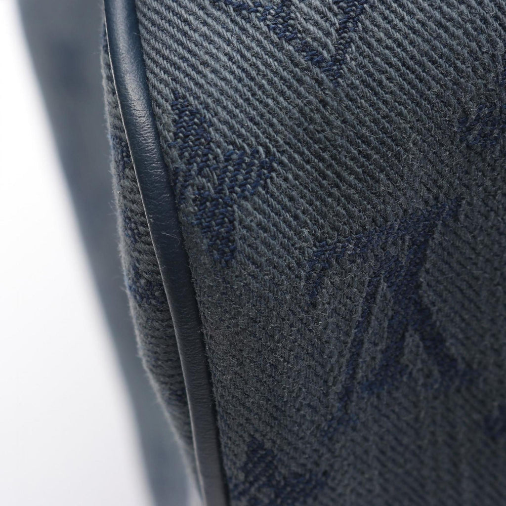 Louis Vuitton Navy Monogram Denim Boston Bag Handbag
