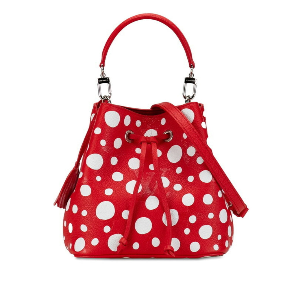 Louis Vuitton Red Color White Leather Handbag Shoulder Bag
