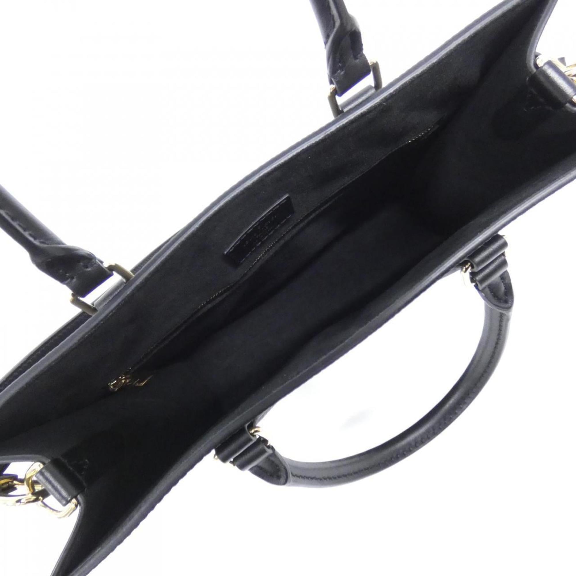 Louis Vuitton Black Leather Handbag