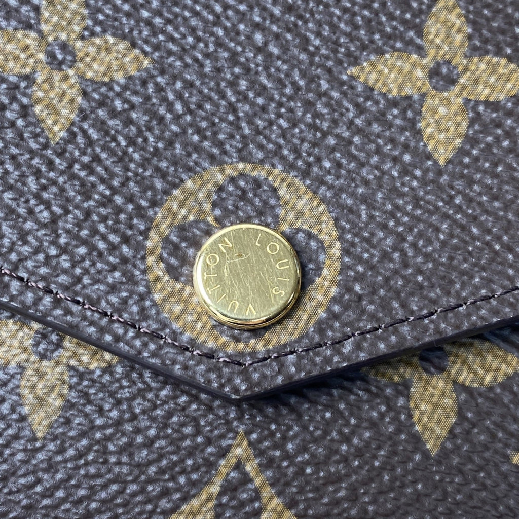 Louis Vuitton Monogram Brown Pvc Long Wallet