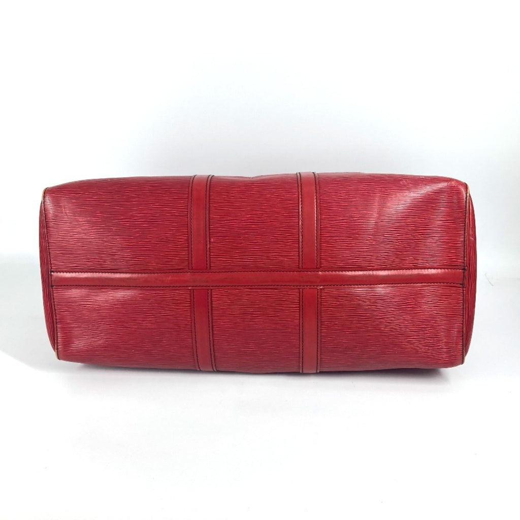 Louis Vuitton Epi Castilian Red Red Color Epi Leather Boston Bag Handbag
