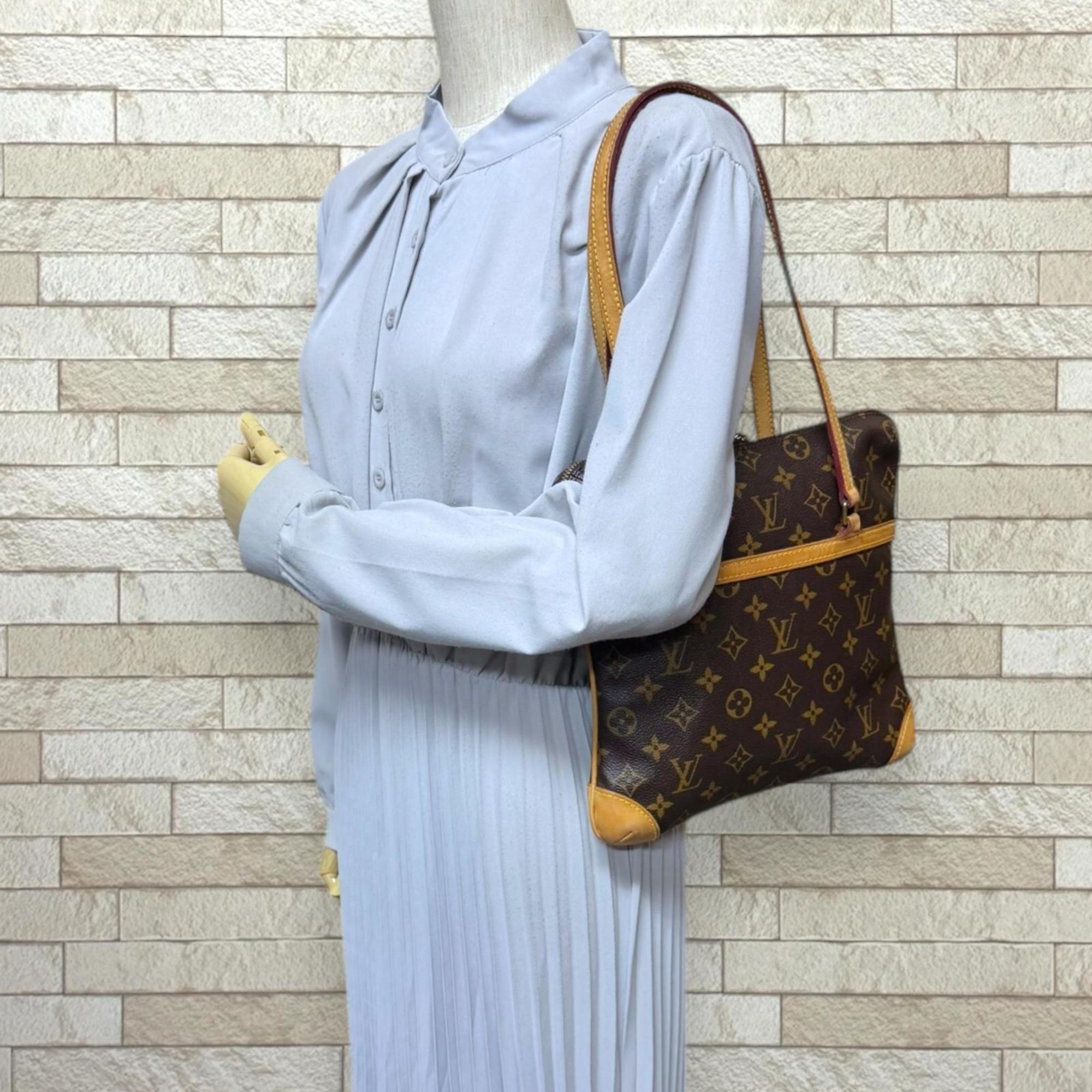 Louis Vuitton Brown Monogram Canvas Shoulder Bag