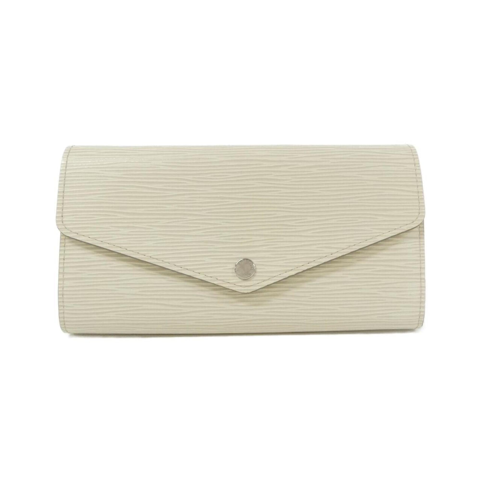 Louis Vuitton Lv Off White Leather Long Wallet