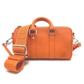 Louis Vuitton Orange Leather Shoulder Bag