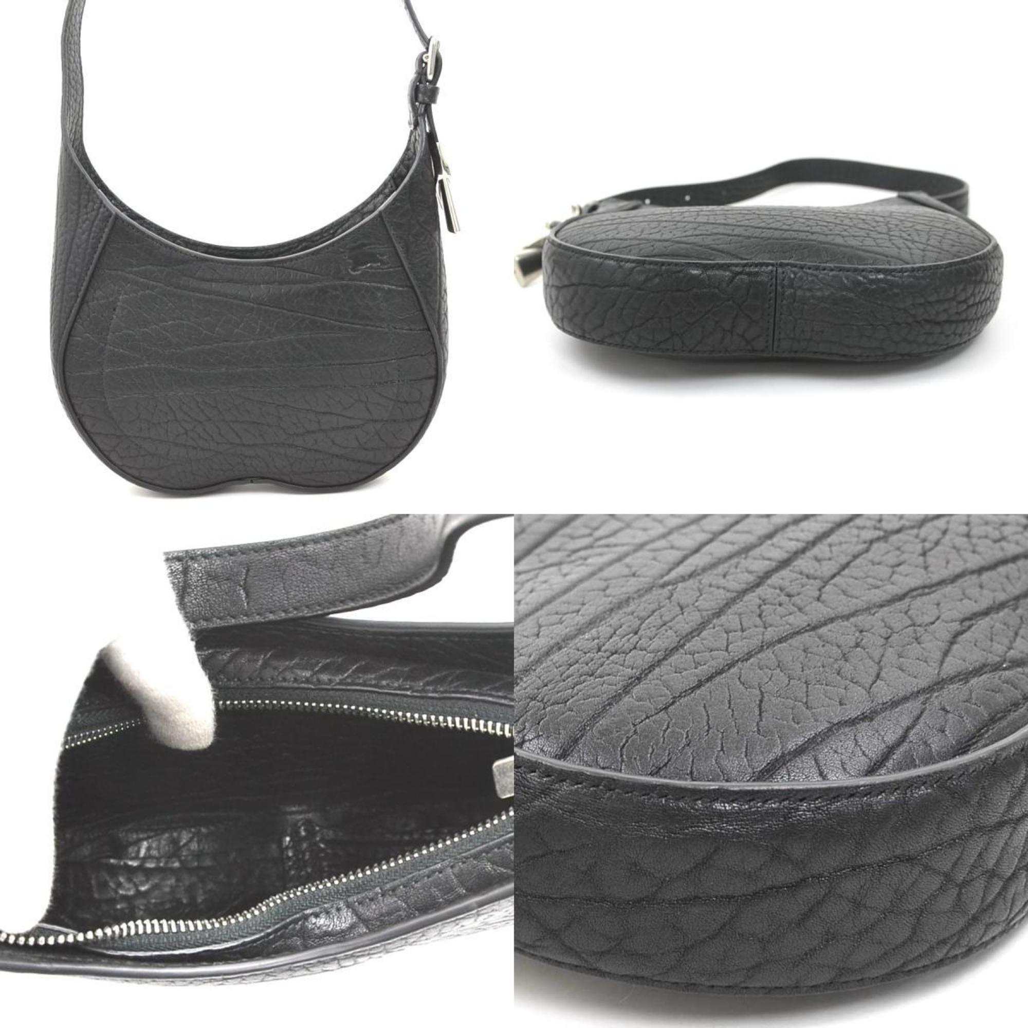 Burberry Black Leather Shoulder Bag