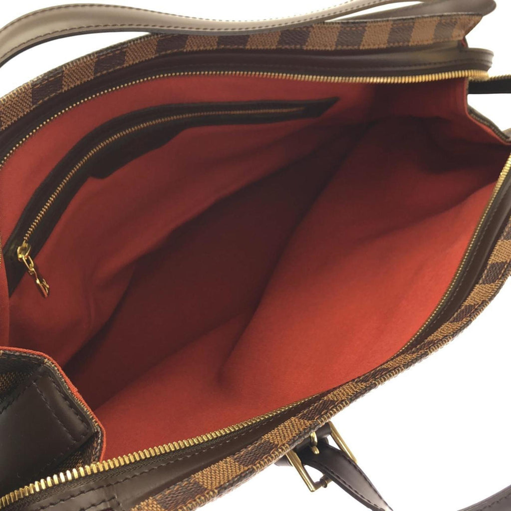 Louis Vuitton Brown Coated Canvas Shoulder Bag