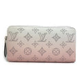 Louis Vuitton Mahina Pink White Mahina Leather Long Wallet