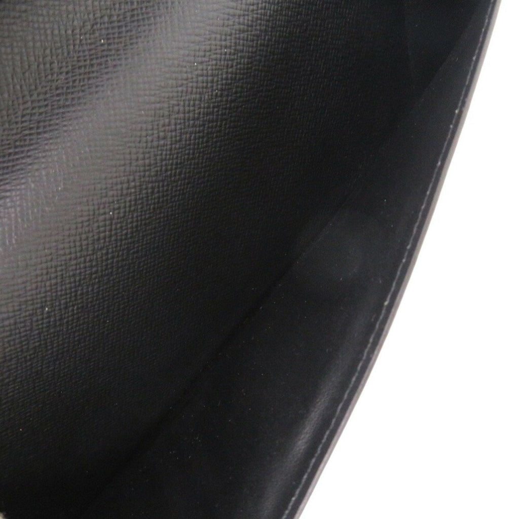 Louis Vuitton Black Noir Taiga Leather Coin Purse/Coin Case