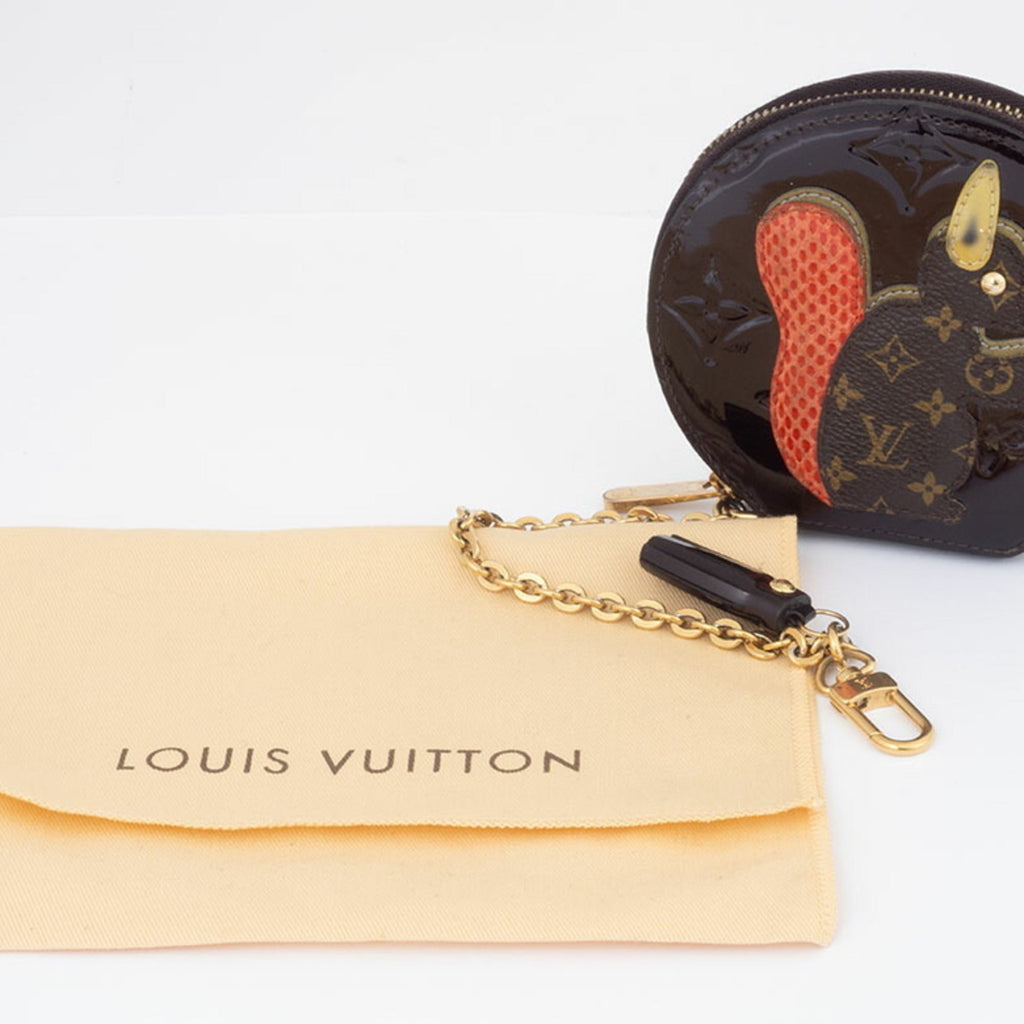 Louis Vuitton Monogram Vernis Amarante Monogram Vernis Coin Purse/Coin Case