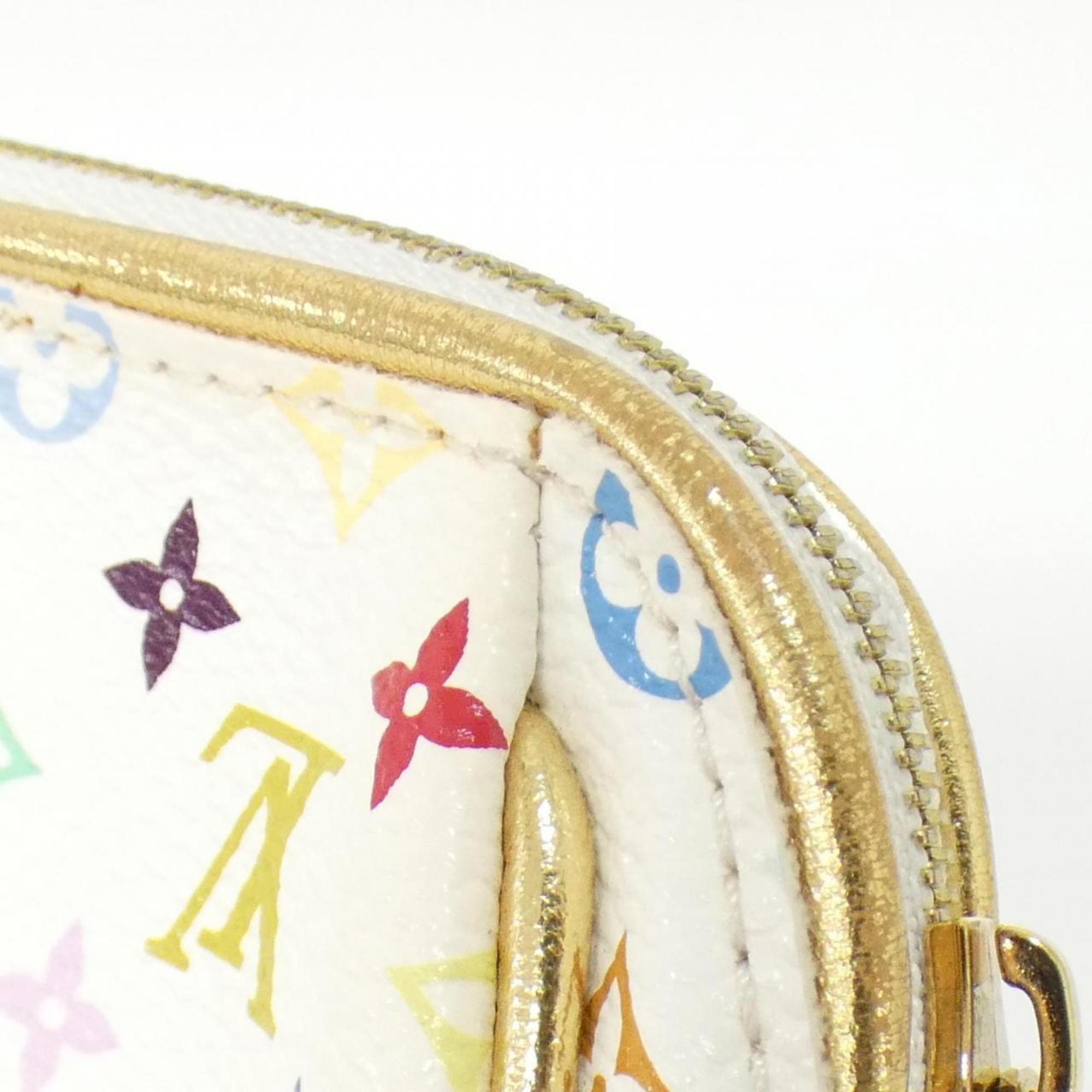 Louis Vuitton White Coated Canvas Pouch