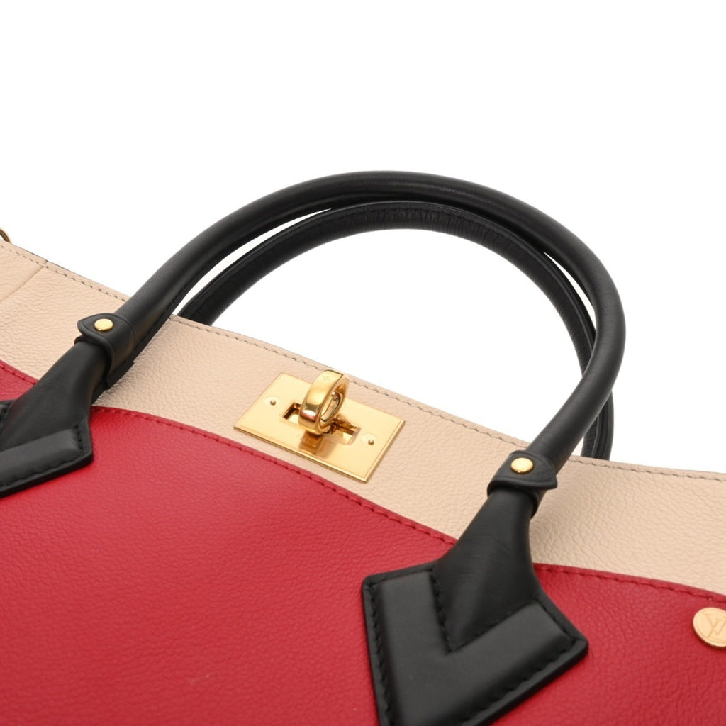 Louis Vuitton Monogram Rouge Monogram Leather Tote Bag