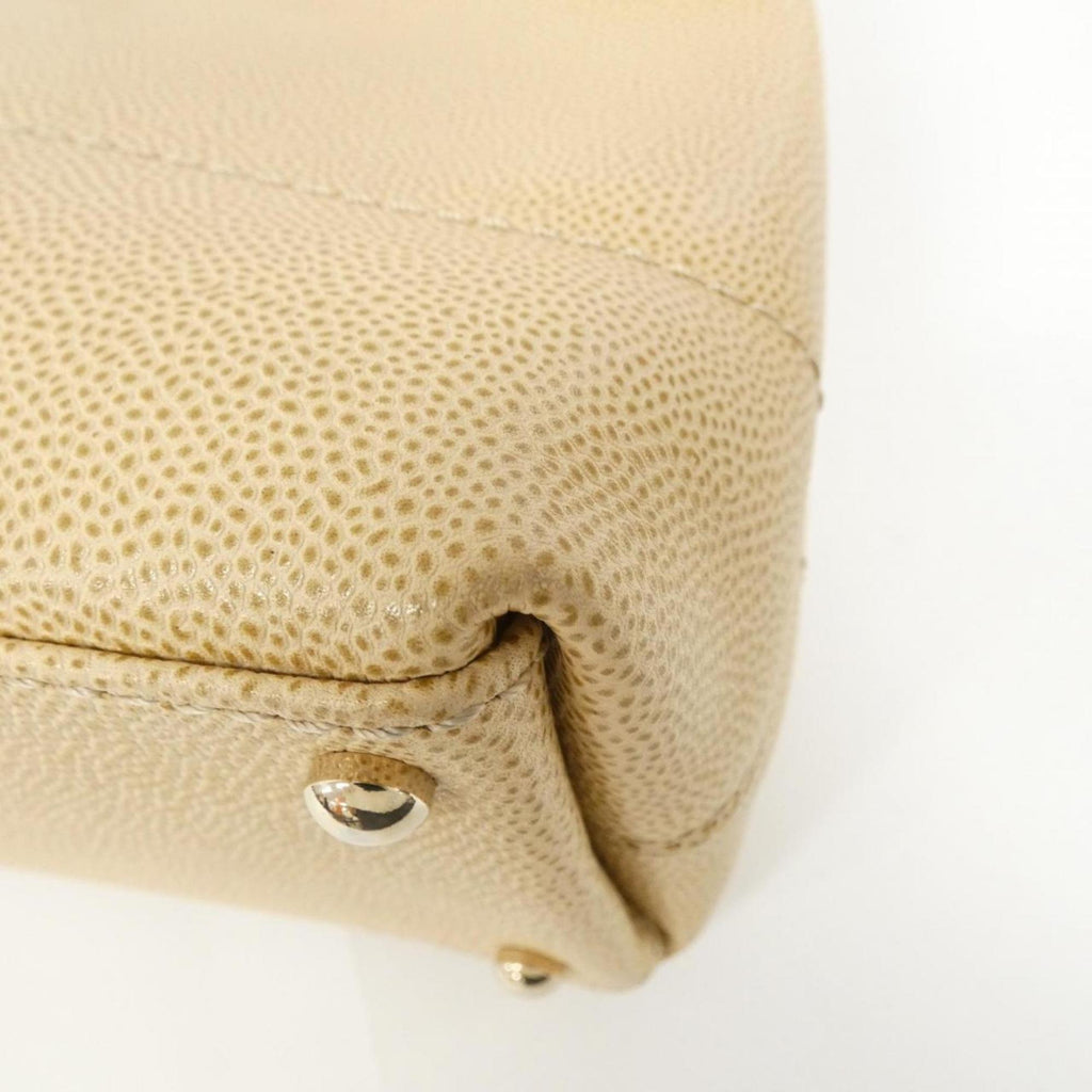 Chanel Beige Caviar Leather Handbag