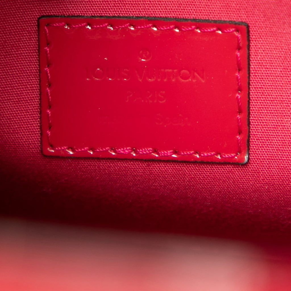 Louis Vuitton Indian Rose Monogram Red Color Patent Leather Monogram Vernis Handbag Shoulder Bag