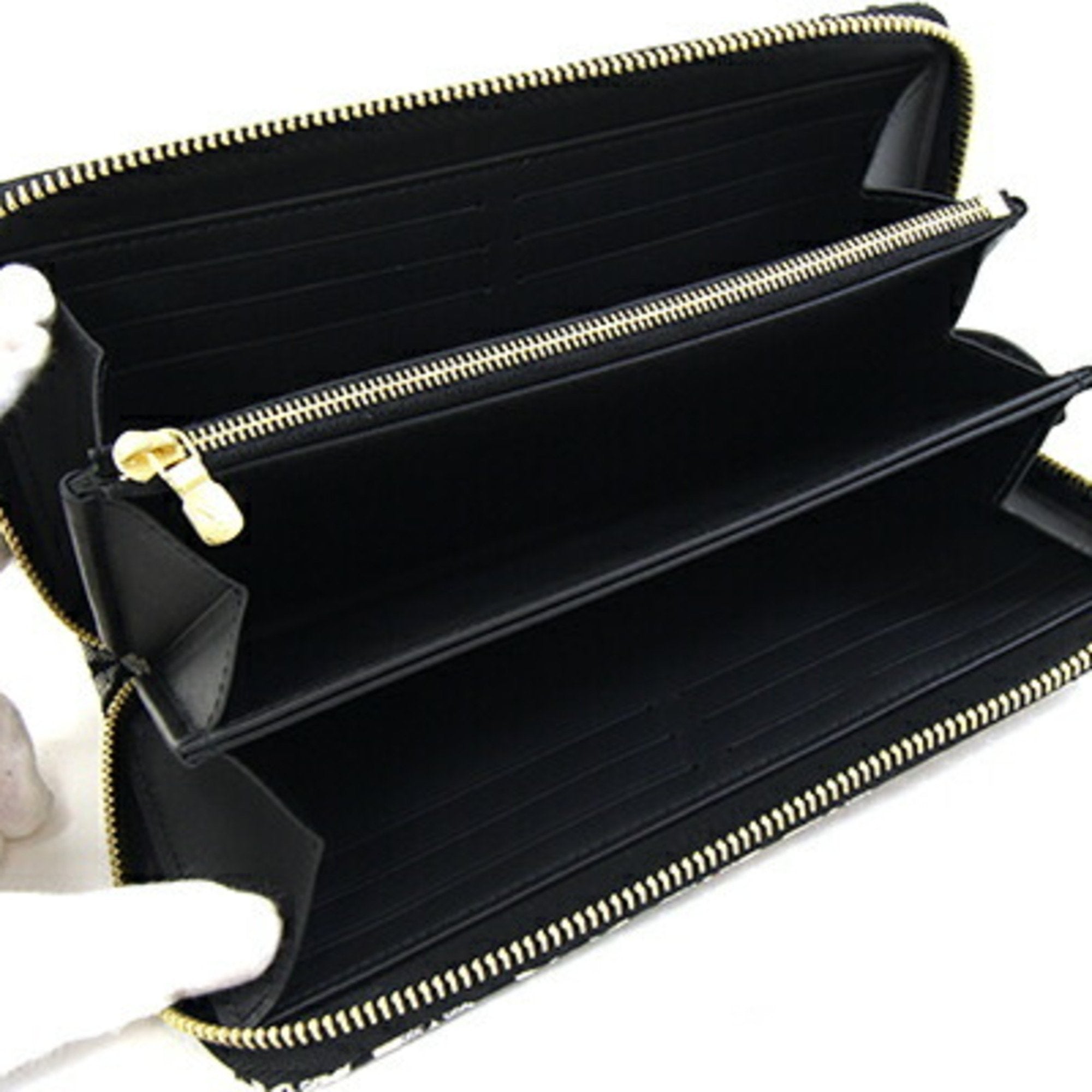 Louis Vuitton Gris Jacquard Chain/Shoulder Wallet