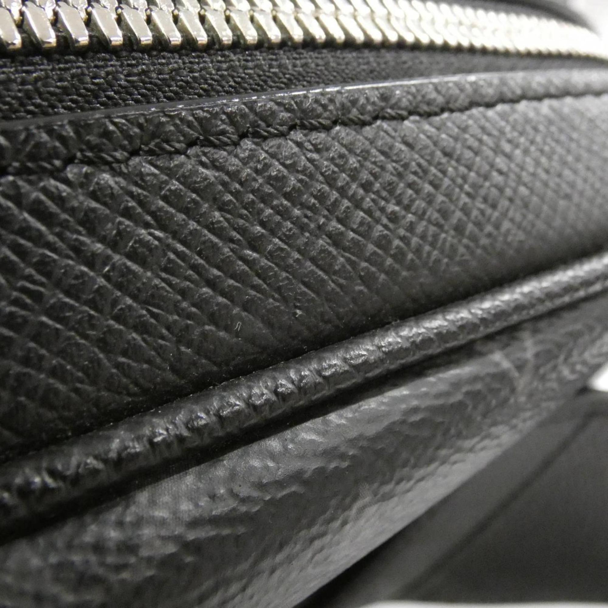 Louis Vuitton Black Coated Canvas Shoulder Bag