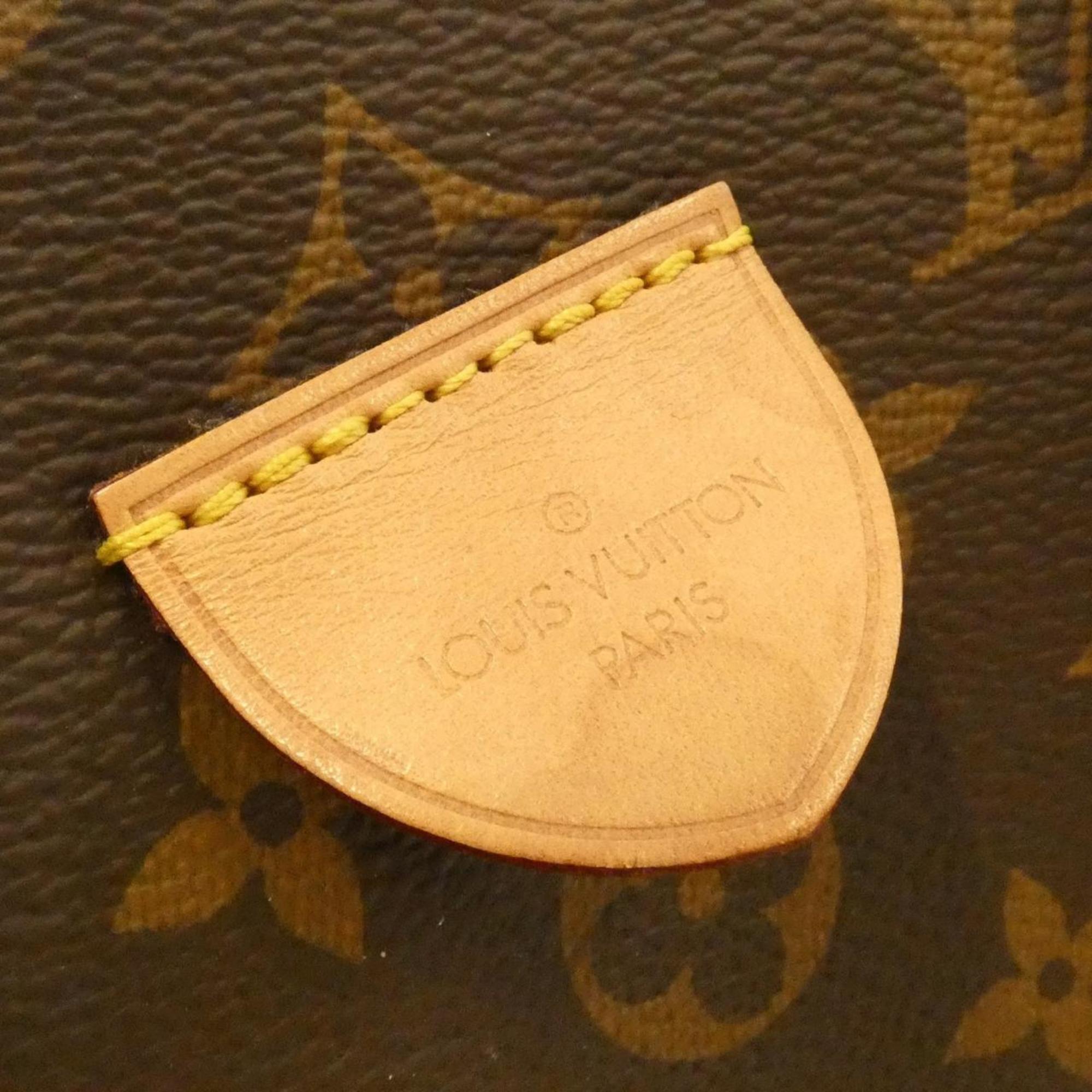 Louis Vuitton Marron Coated Canvas Handbag