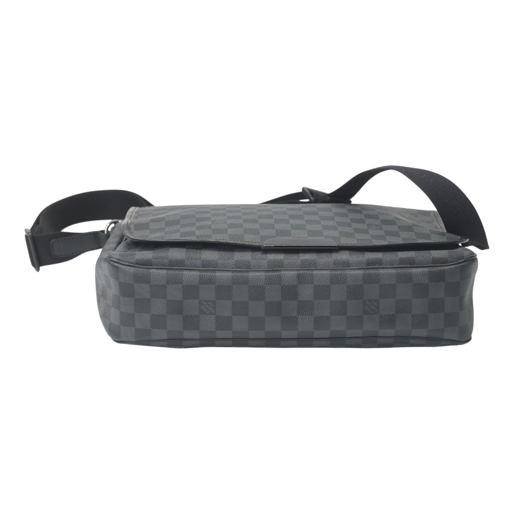 Louis Vuitton Black Damier Graphite Damier Graphite Shoulder Bag