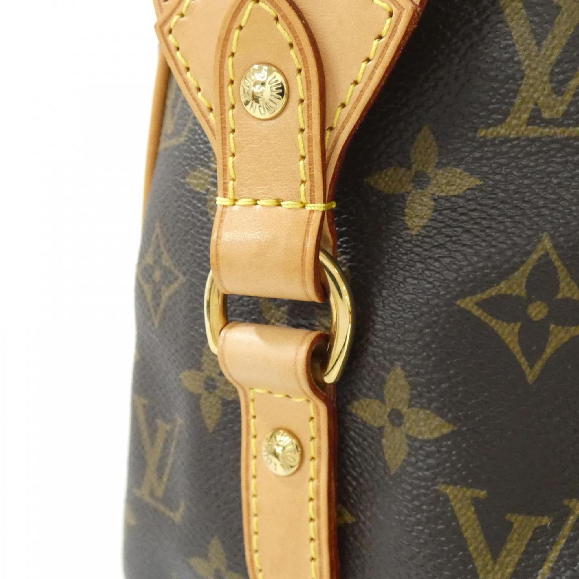 Louis Vuitton Brown Coated Canvas Shoulder Bag