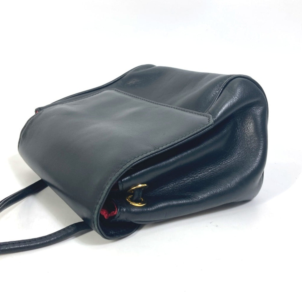 Christian Dior Black Leather Shoulder Bag (Pre-Owned)