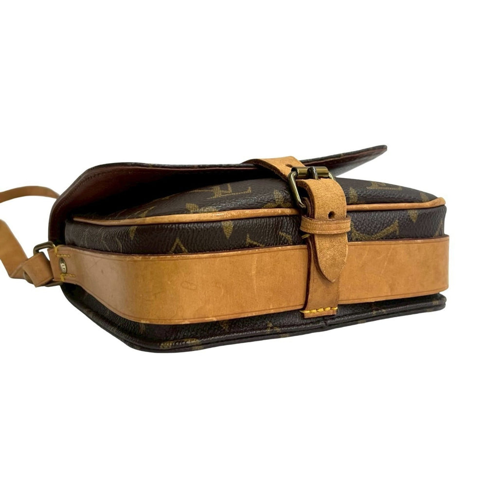 Louis Vuitton Brown Leather Pvc Pochette Shoulder Bag