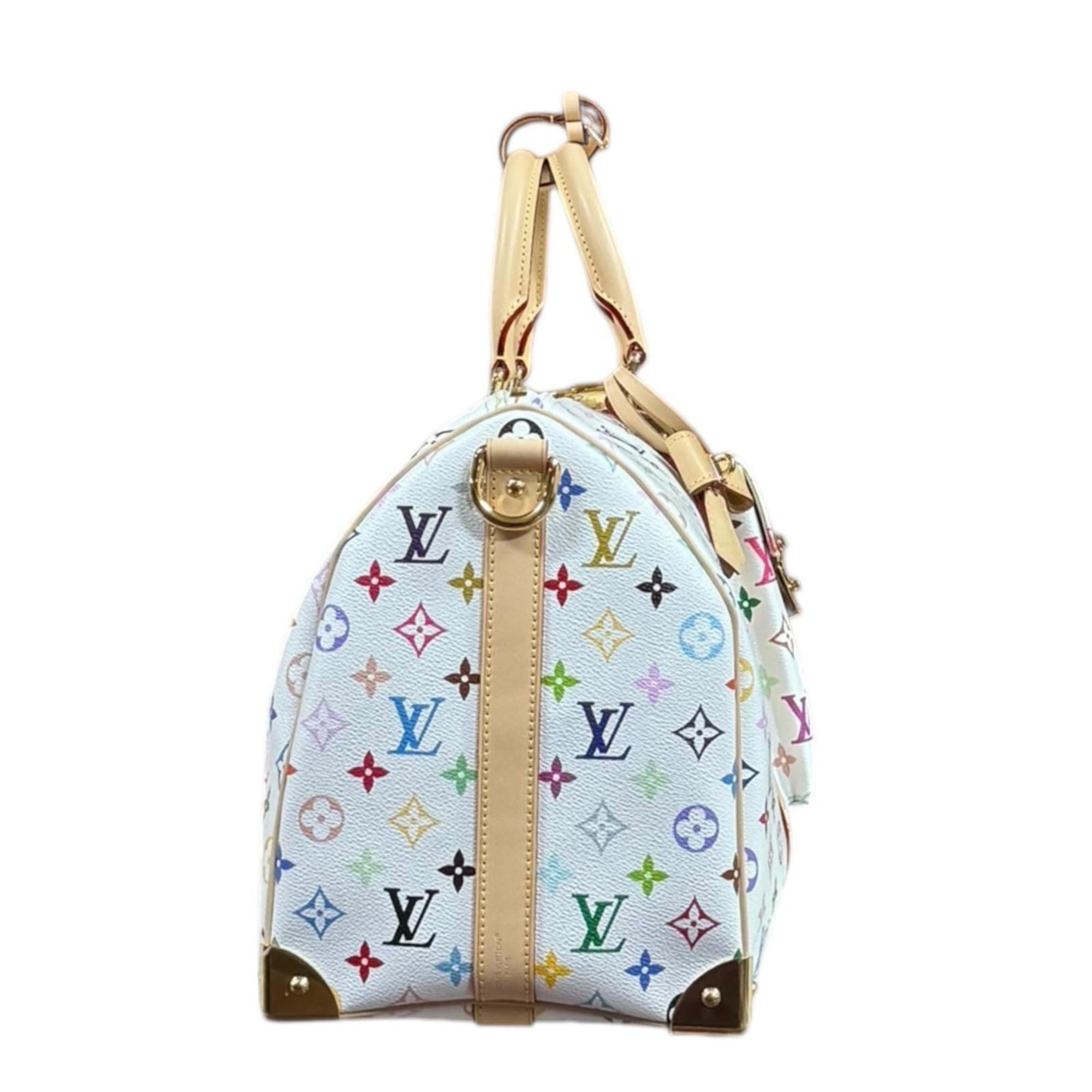 Louis Vuitton Monogram Multicolore Multi-Color White Monogram Multicolore Boston Bag