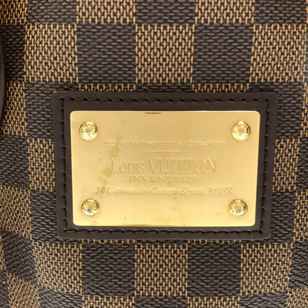 Louis Vuitton Ebene Coated Canvas Handbag