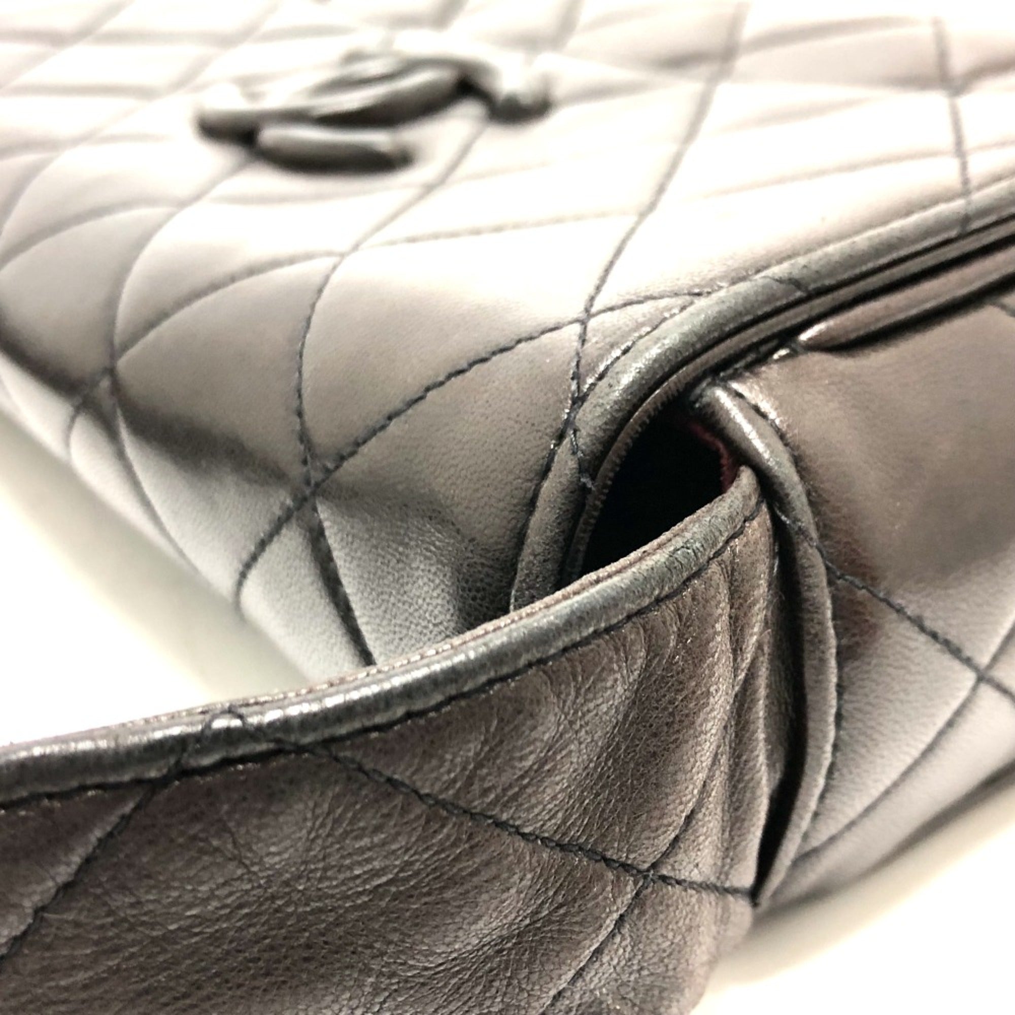 Chanel Black Leather Shoulder Bag
