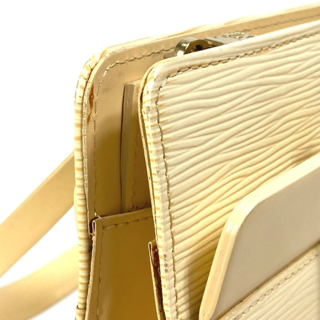 Louis Vuitton Vanilla Yellow Epi Leather Shoulder Bag Tote Bag