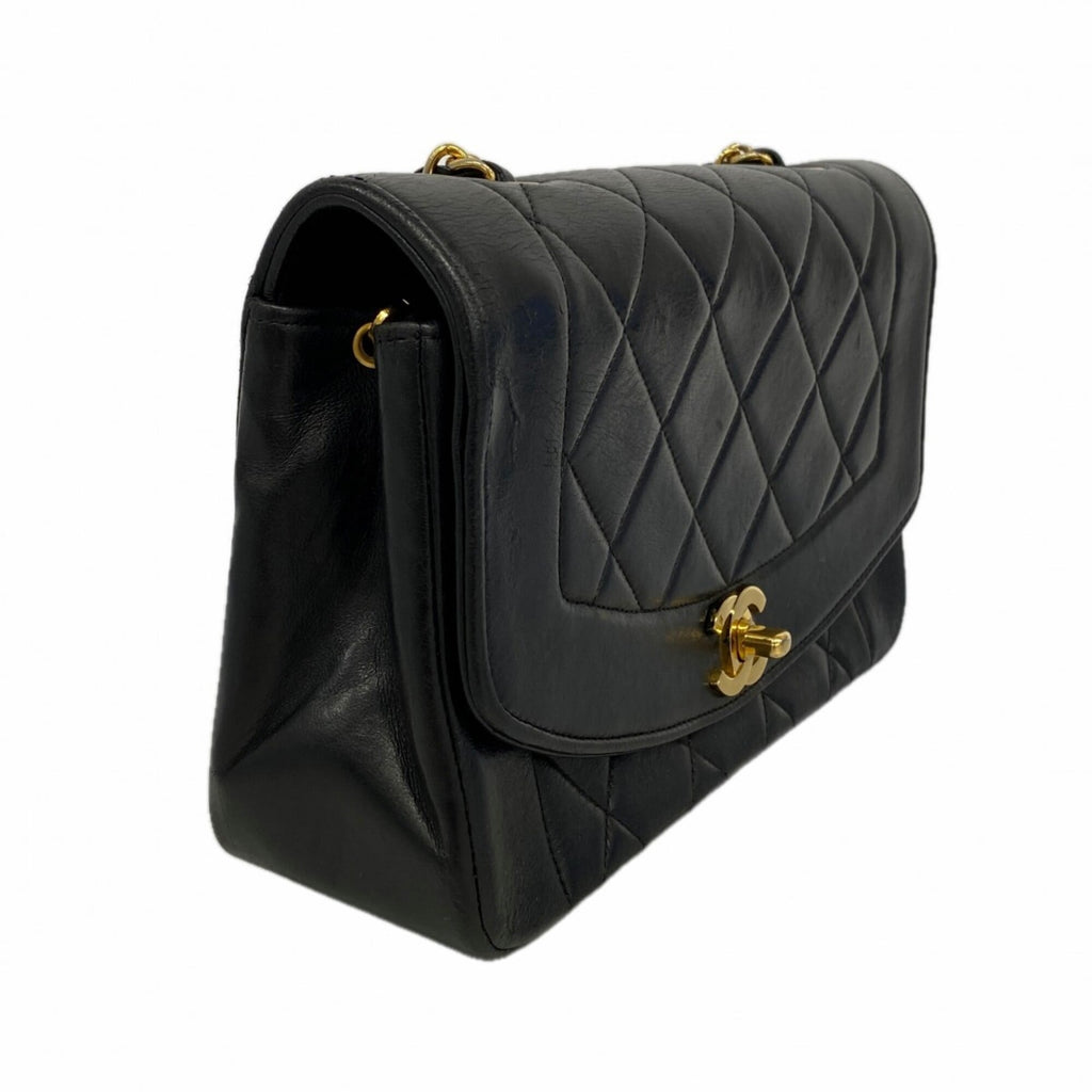 Chanel Black Leather Shoulder Bag