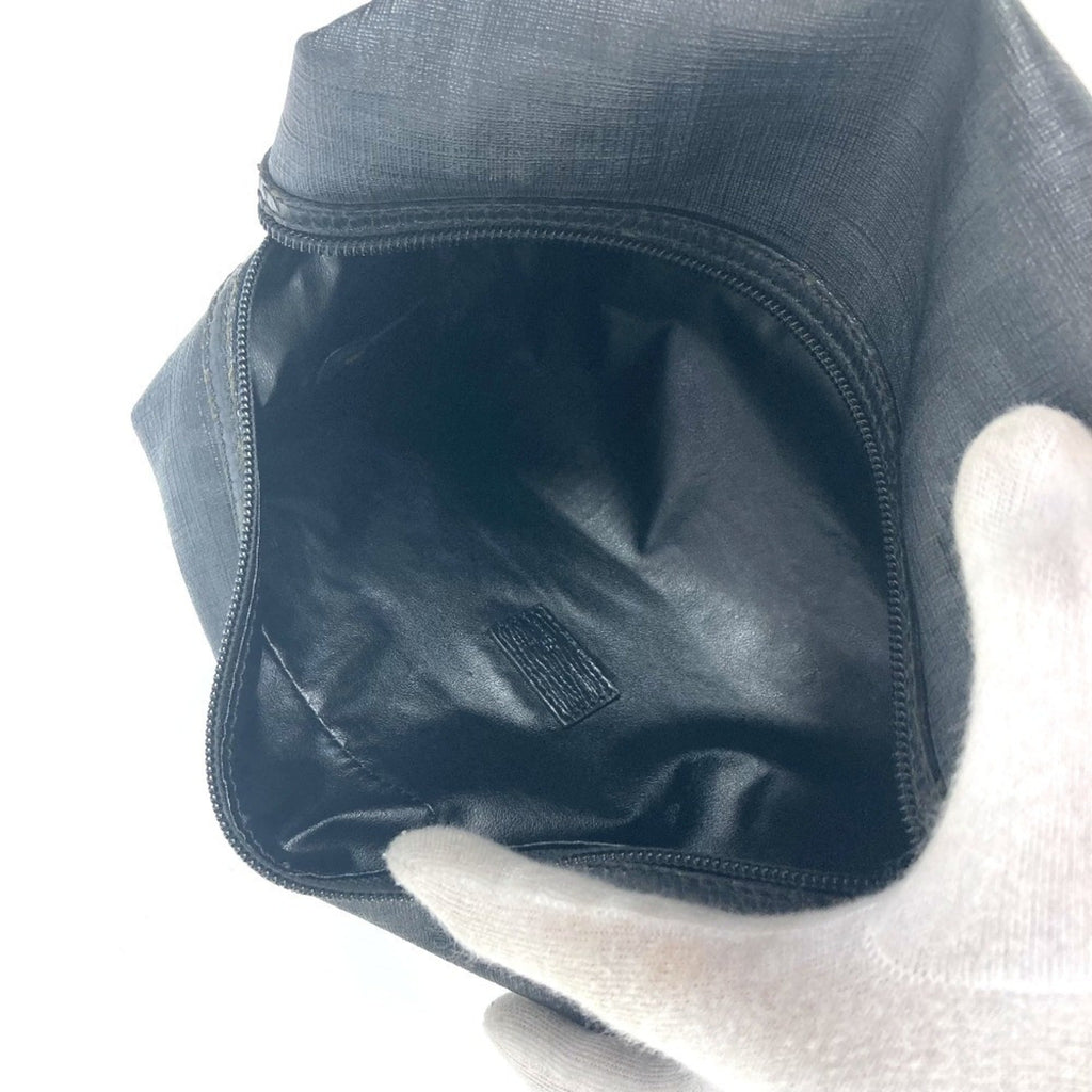 Fendi Zucca Black Pvc Pouch