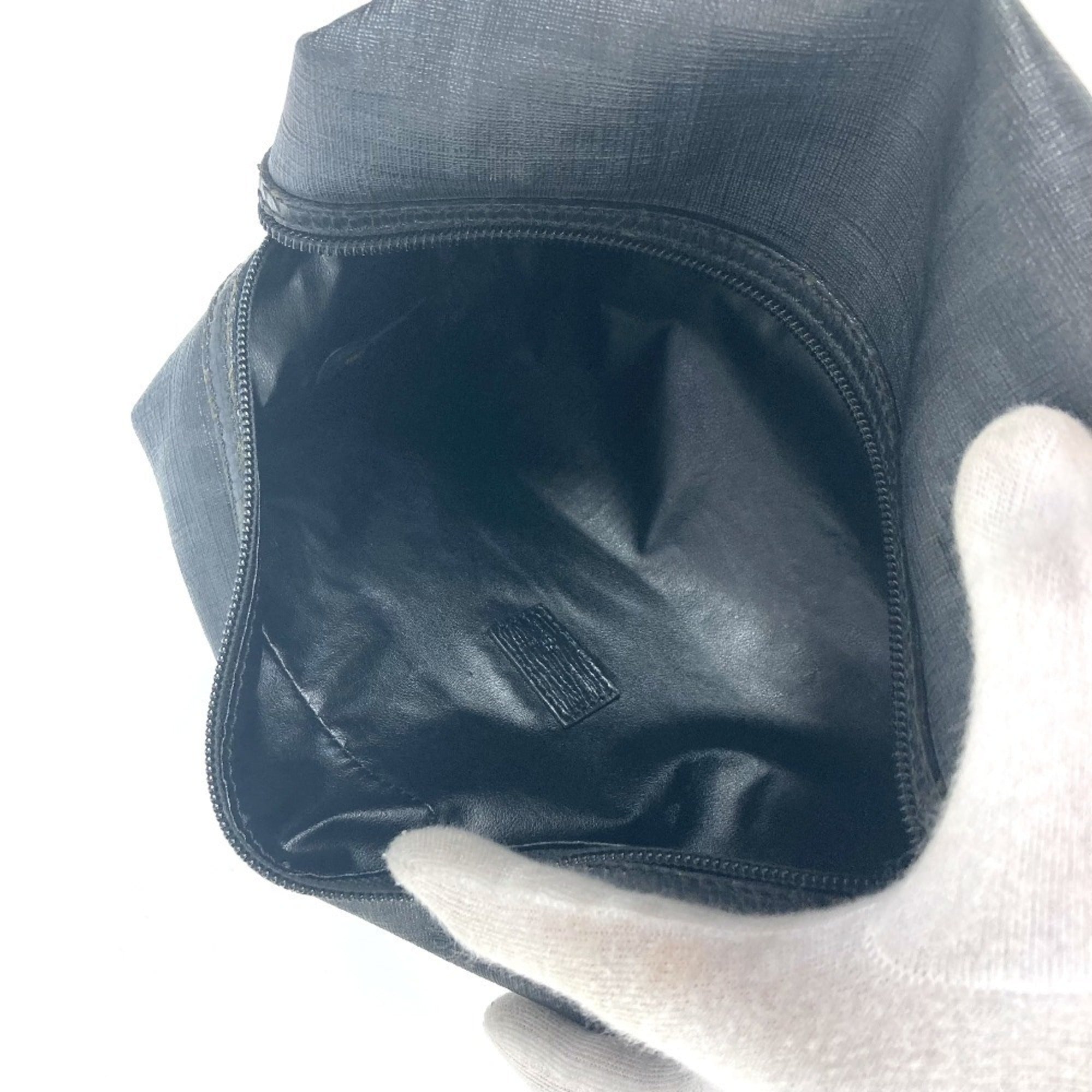 Fendi Zucca Black Pvc Pouch