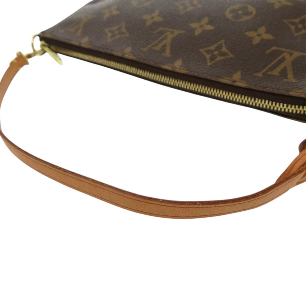 Louis Vuitton Brown Monogram Pochette Pouch