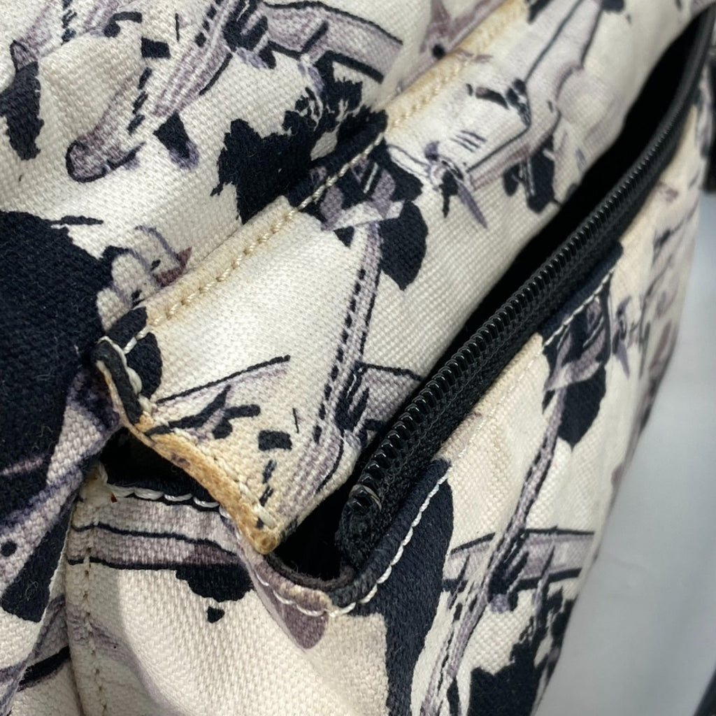 Chanel Black Cloth Shoulder Bag