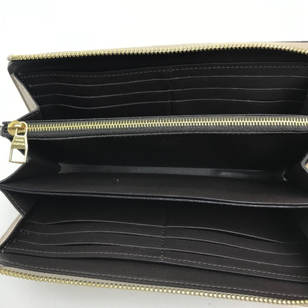Louis Vuitton Monogram Beige Leather Long Wallet