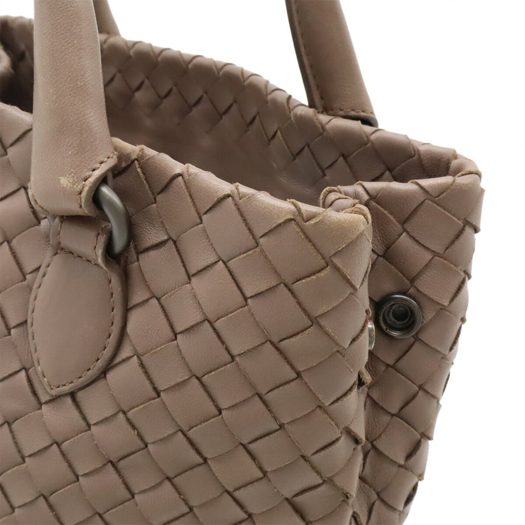 Bottega Veneta Pink Leather Handbag Tote Bag