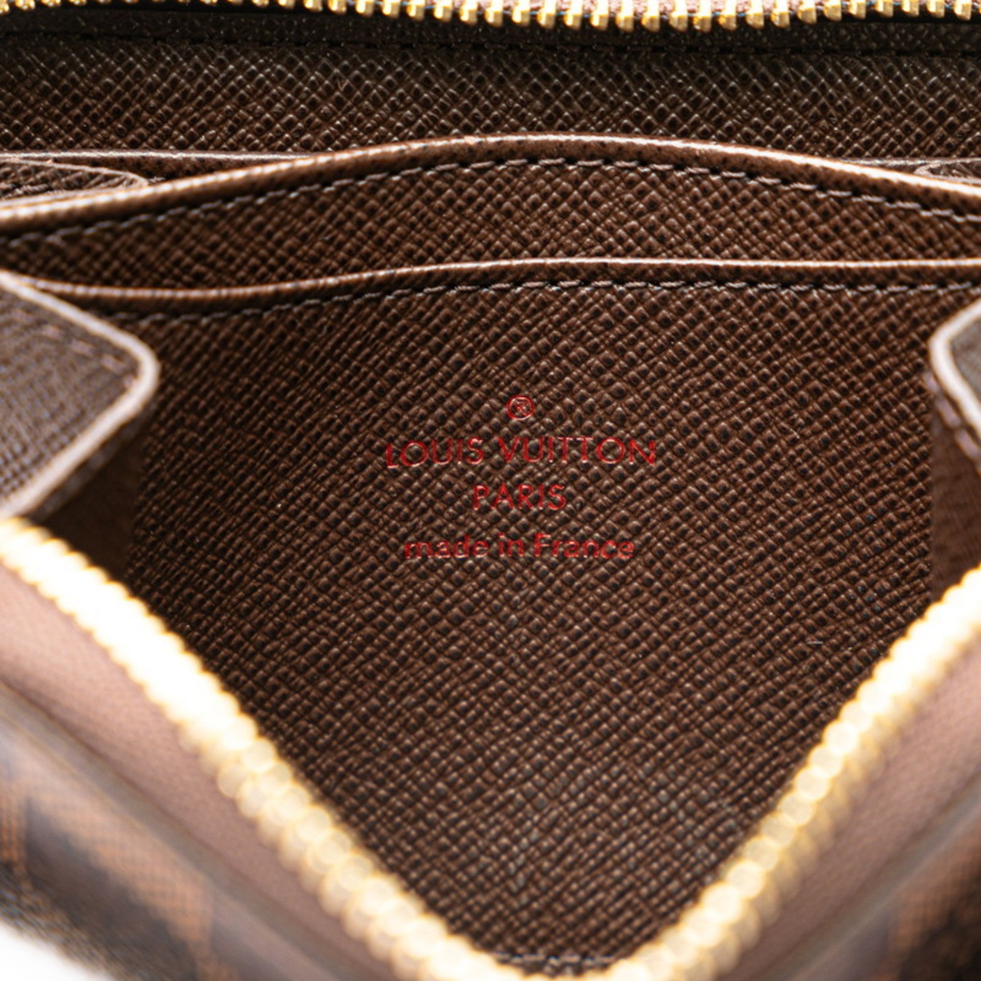 Louis Vuitton Brown Pvc Leather Coin Purse/Coin Case