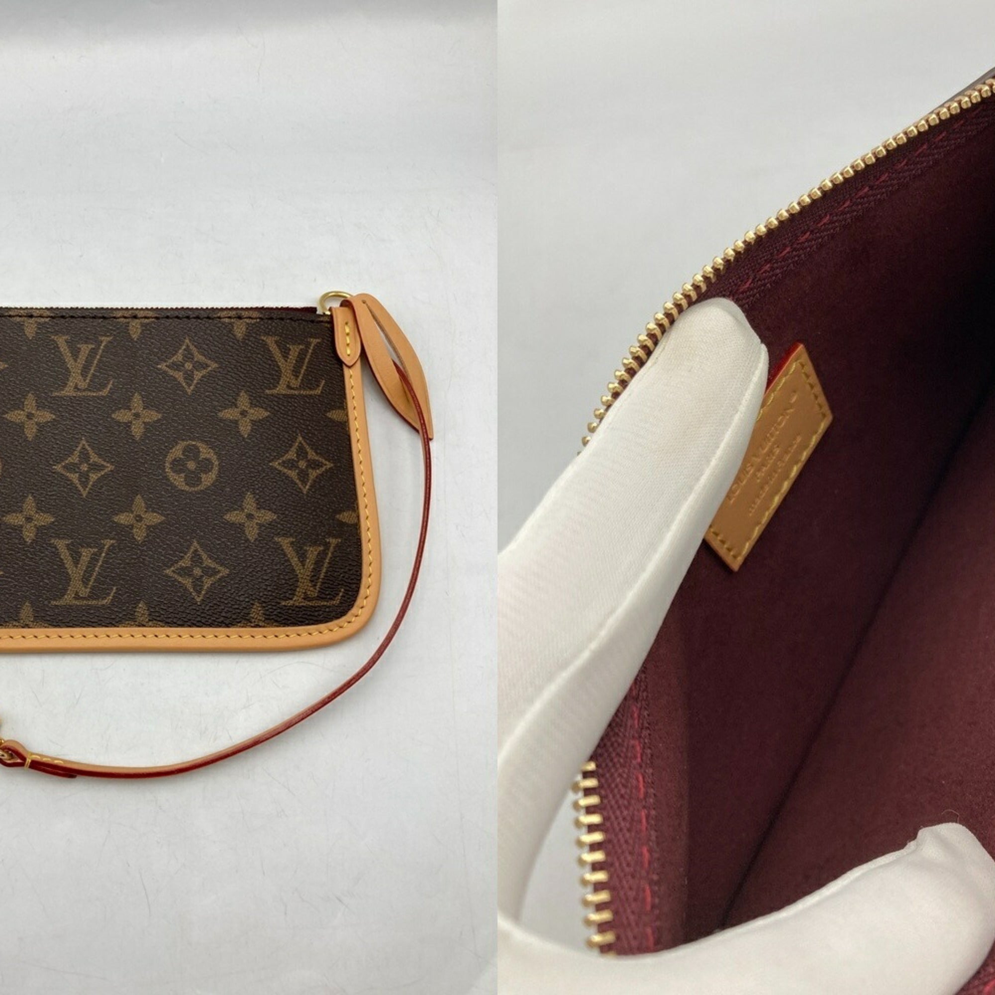 Louis Vuitton Brown Pvc Leather Shoulder Bag