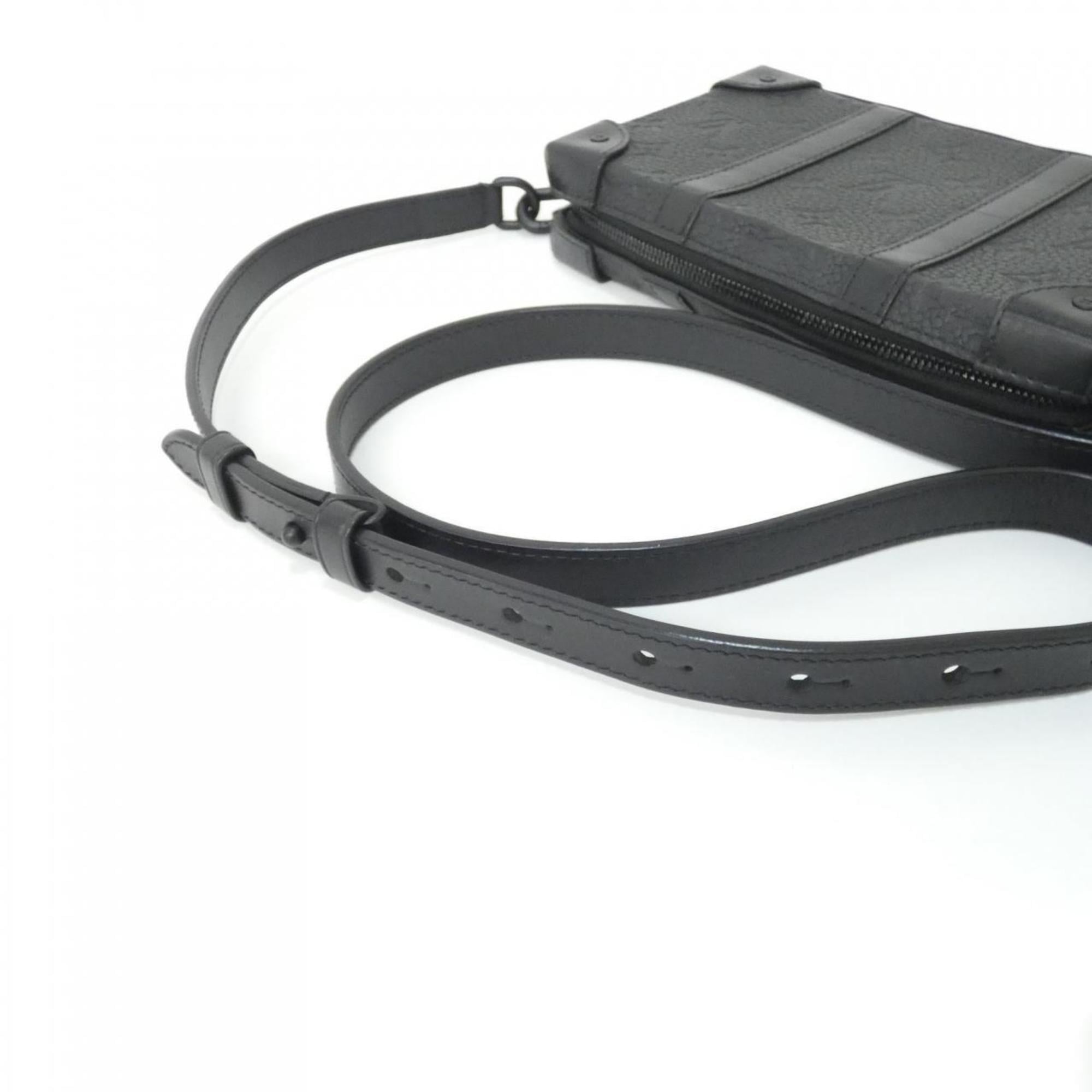 Louis Vuitton Taurillon Black Leather Shoulder Bag