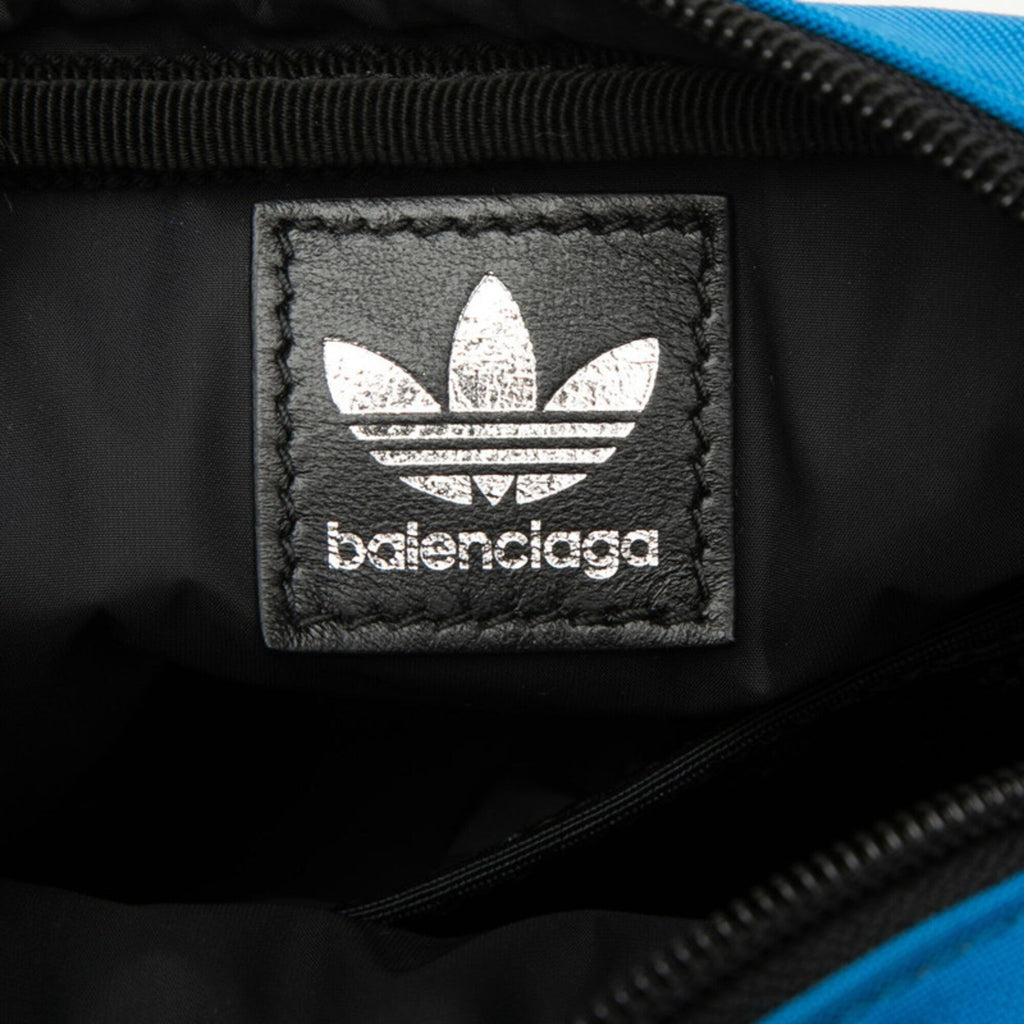 Balenciaga Black Blue Nylon Shoulder