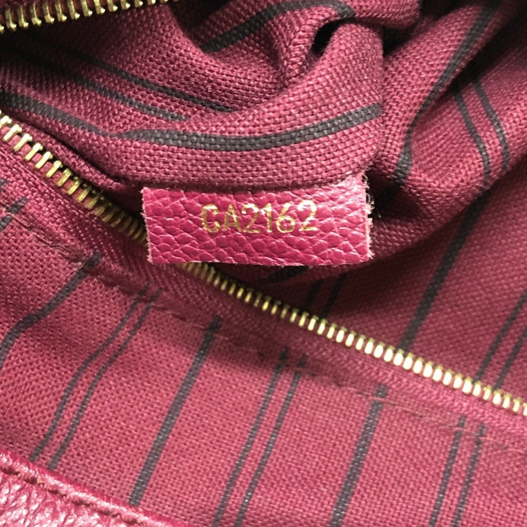 Louis Vuitton Monogram Empreinte Purple Leather Handbag