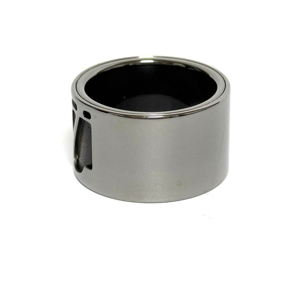 Louis Vuitton Silver Metal Band Ring
