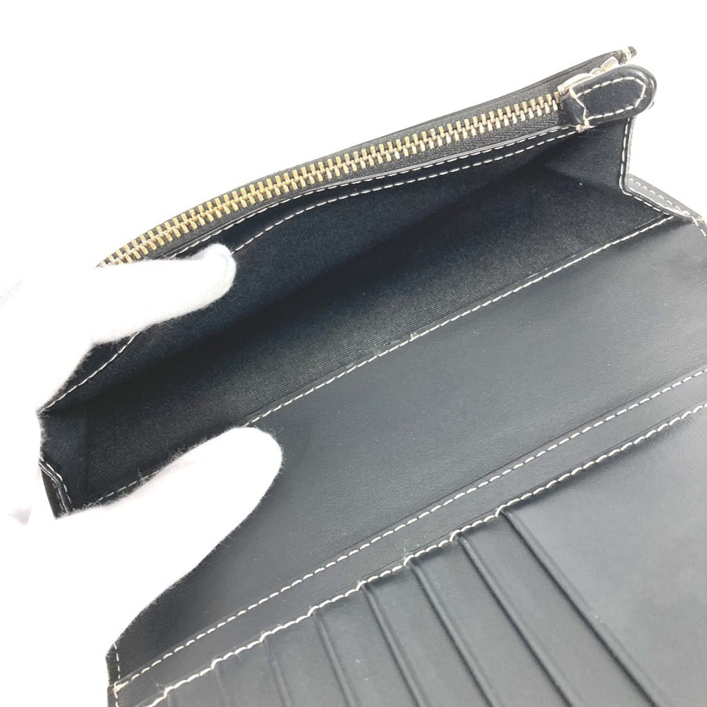 Burberry Brown Pvc Long Wallet (Bi-Fold)